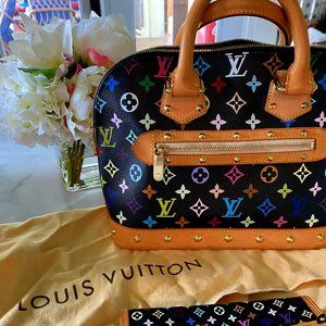 Louis Vuitton - Takashi Murakami - Black Monogram Multicolore